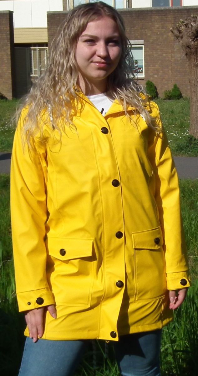 Raincoat cotten lining waterproof woman lizzard sports