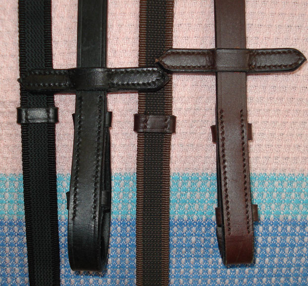 Antislip reins with stops