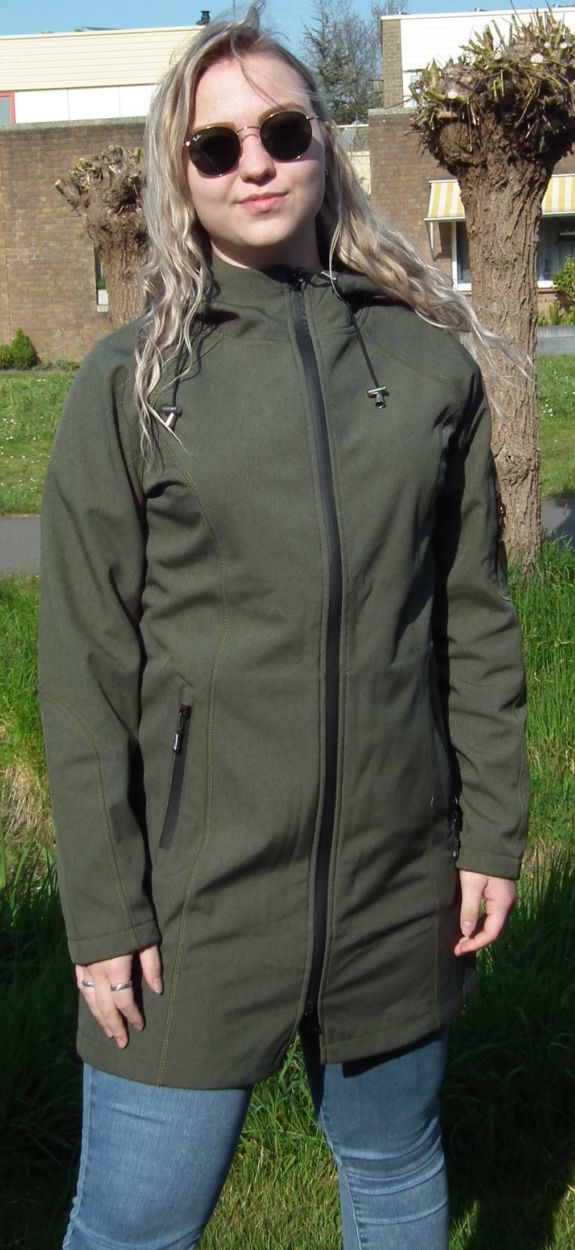 Lizzard Sports Lady's long softshell jacket waterresistant - Click Image to Close