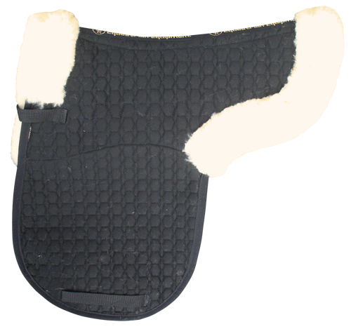 Saddle Pad Sheepskin -top of the backside- - Click Image to Close