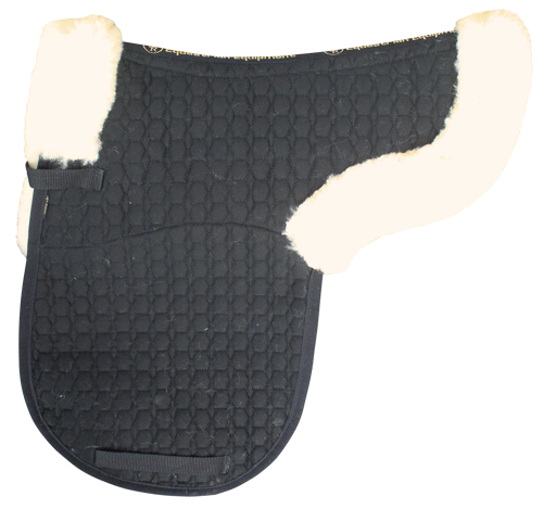 Saddle Pad Sheepskin -top of the backside-