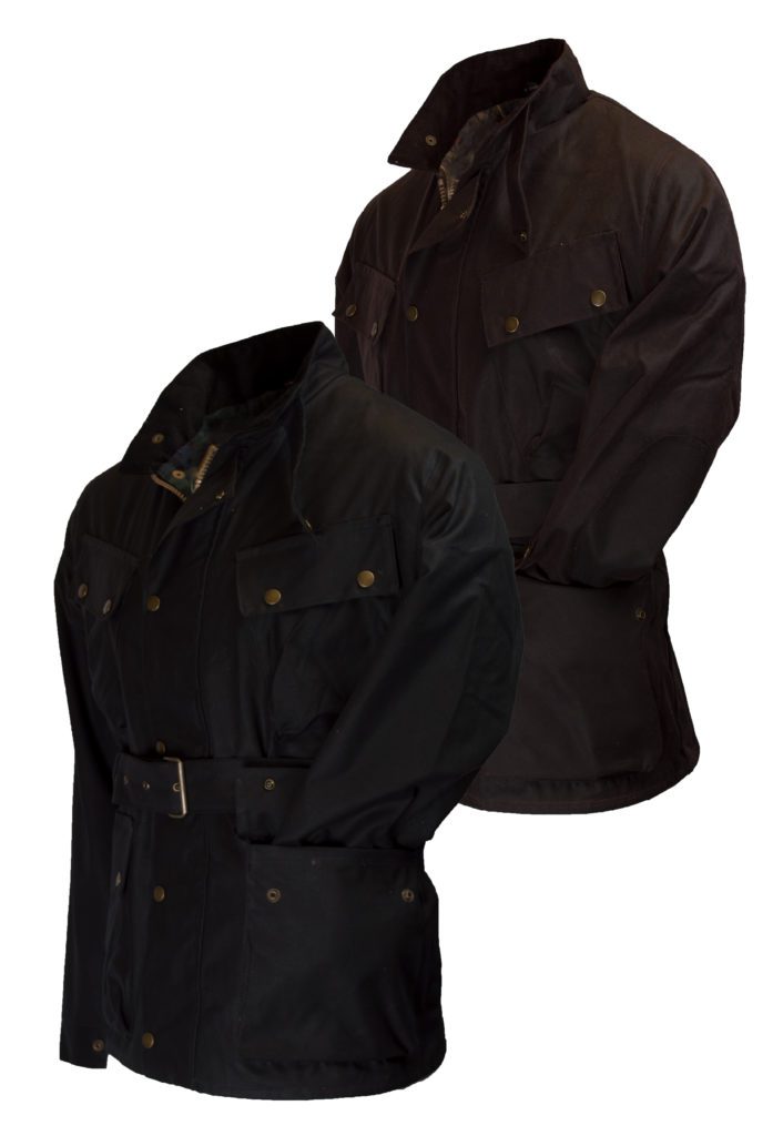 Terra Australia Gentlemen Wax Jacket belted greenbelt - Click Image to Close