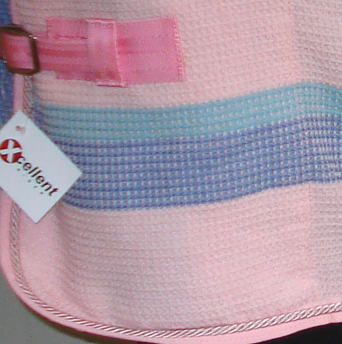 katoenen zomerdeken roze